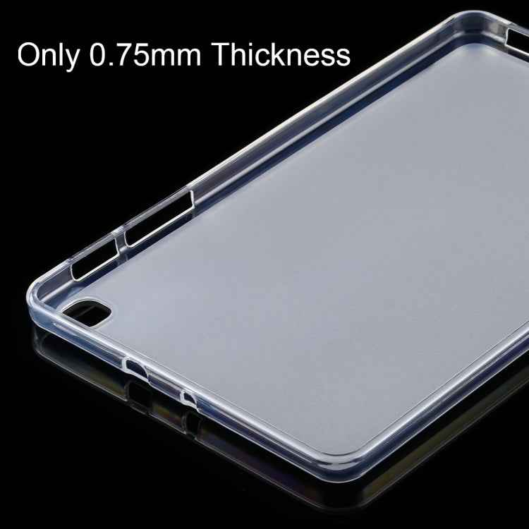 For Samsung Galaxy Tab A 8.4 (2020) 0.75mm Ultrathin Outside Glossy Inside Frosted TPU Soft Protective Case