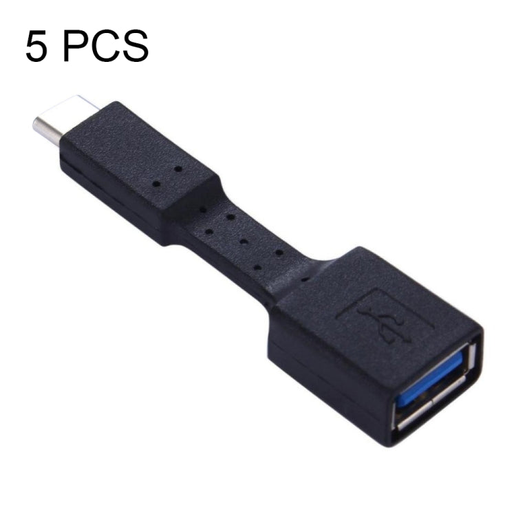 5 PCS USB-C / Type-C Male to USB 3.0 Female OTG Adapter, USB-C / Type-C to USB 3.0