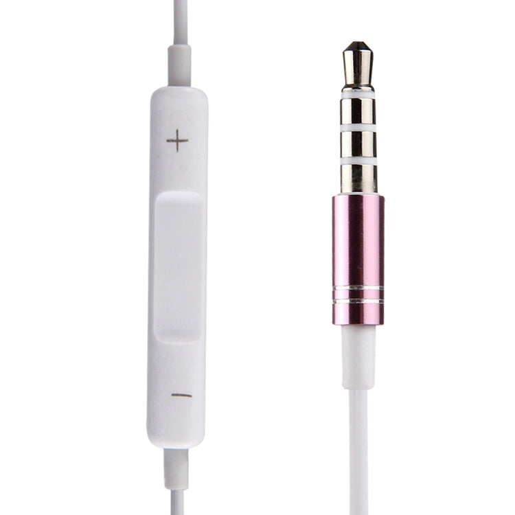 White Wire Body 3.5mm In-Ear Earphone with Line Control & Mic