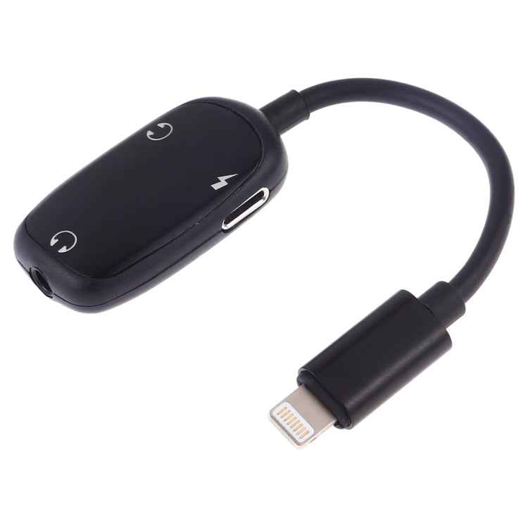 8 Pin to 8 Pin Charging Interface + 8 Pin Earphone Interface + 3.5mm Audio Interface Earphone Adapter