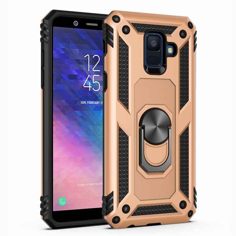Armor Shockproof TPU + PC Protective Case for Galaxy A6 (2018), with 360 Degree Rotation Holder
