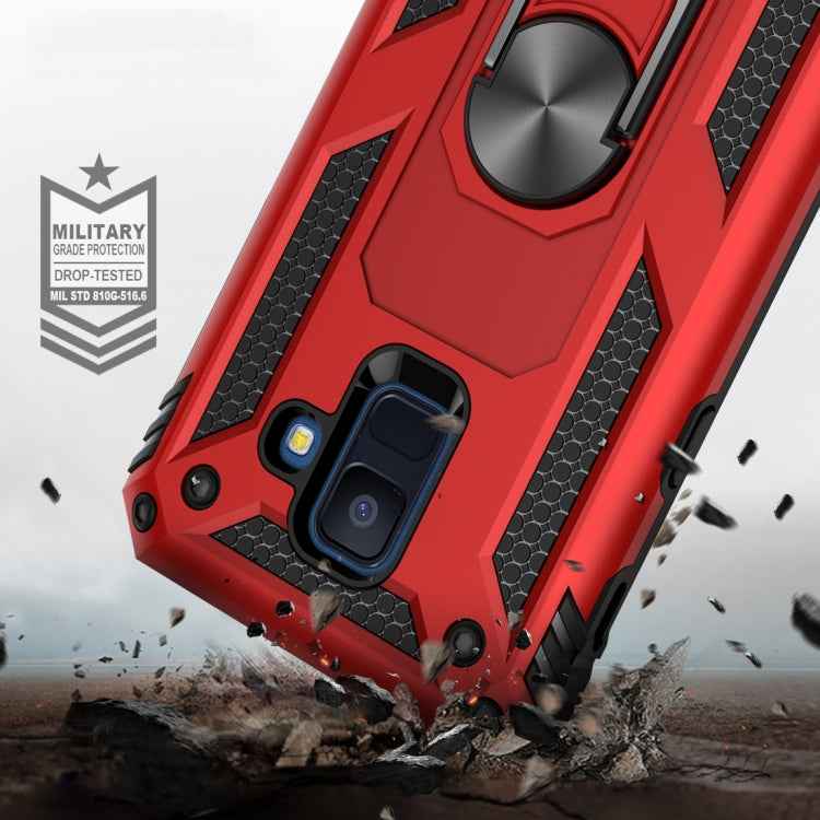 Armor Shockproof TPU + PC Protective Case for Galaxy A6 (2018), with 360 Degree Rotation Holder