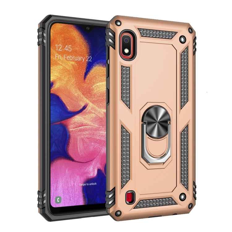 Armor Shockproof TPU + PC Protective Case for Galaxy A10, with 360 Degree Rotation Holder