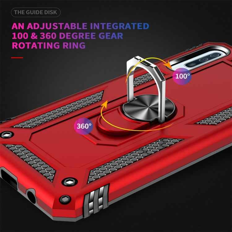 Armor Shockproof TPU + PC Protective Case for Galaxy A50, with 360 Degree Rotation Holder