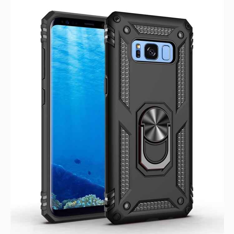 Armor Shockproof TPU + PC Protective Case for Galaxy S8 Plus, with 360 Degree Rotation Holder