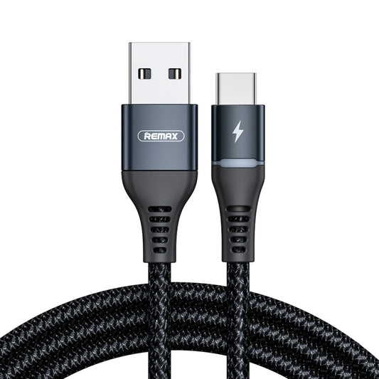 Câble de données respirant coloré REMAX RC-152A 1 m 2,4 A USB vers USB-C / Type-C, Type-C