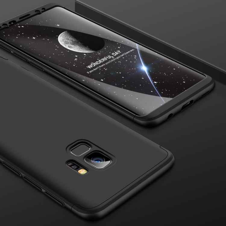 GKK for Galaxy S9 Three Stage Splicing 360 Degree Full Coverage PC Protective Case Back Cover