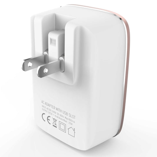 LDNIO A4404 4.4A 4 x USB Ports Smart Travel Charger, EU Plug