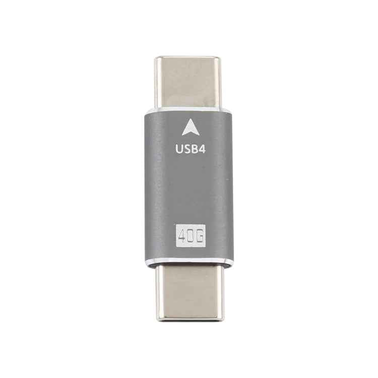 USB-C / Type-C 4.0 Male to Male Plug Converter 40Gbps Data Sync Adapter