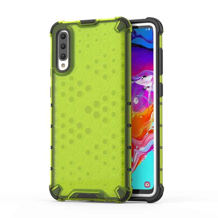 Shockproof Honeycomb PC + TPU Case for Galaxy A70
