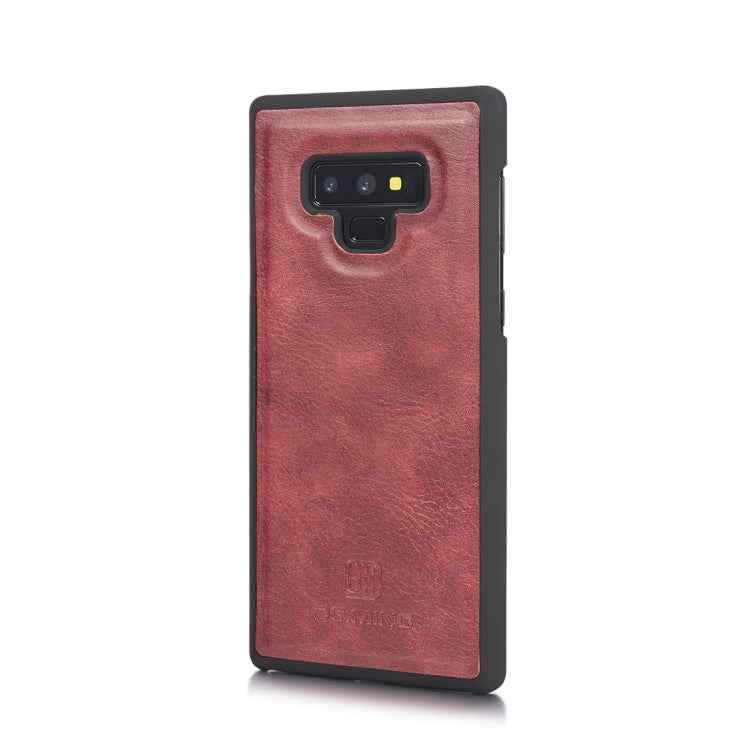DG.MING Crazy Horse Texture Flip Detachable Magnetic Leather Case for Galaxy Note 9, with Holder & Card Slots & Wallet