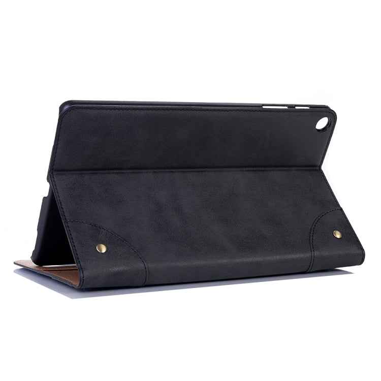 Retro Book Style Horizontal Flip Leather Case for Galaxy Tab A 10.1 (2019) T510 / T515,  with Holder & Card Slots & Wallet