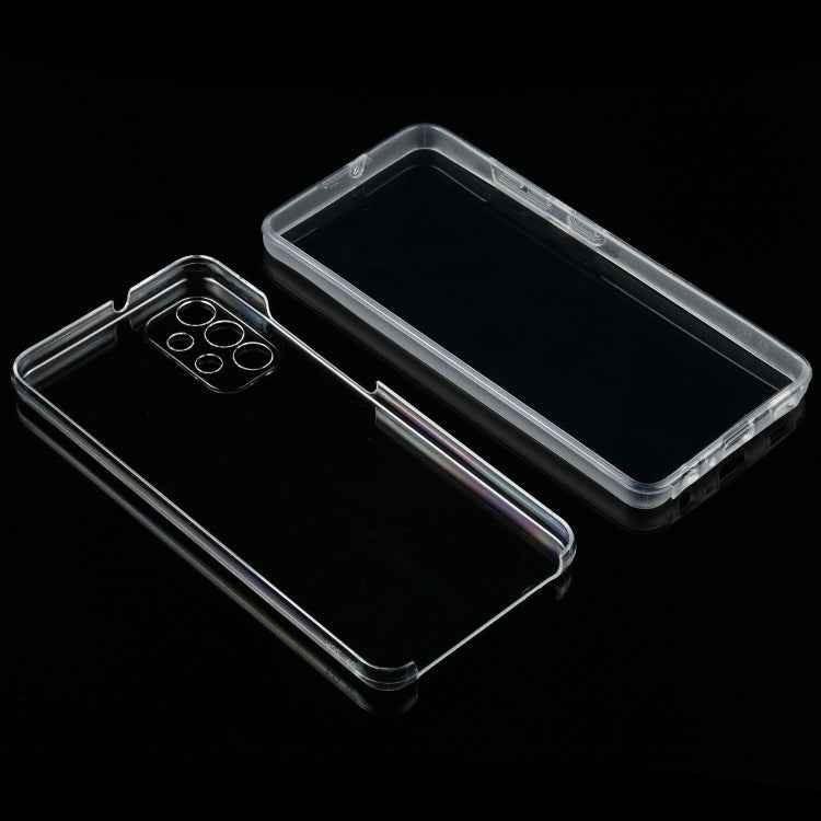 For Samsung Galaxy A32 5G PC+TPU Ultra-Thin Double-Sided All-Inclusive Transparent Mobile Phone Case