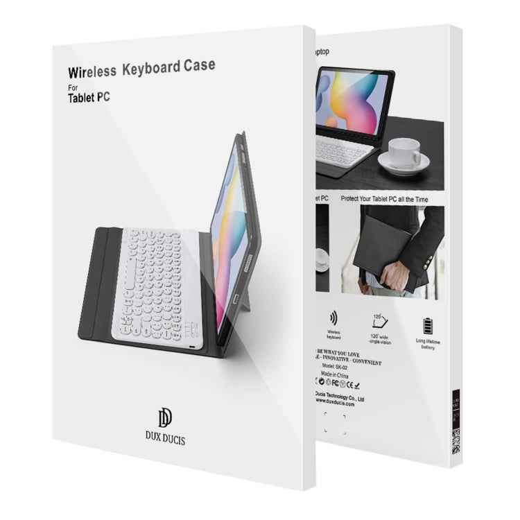 DUX DUCIS Detachable Bluetooth Keyboard Ultrathin Flip Leather Tablet Case for Samsung Galaxy Tab S8 (X700/X706) / S7 (T870/T875/T876B)