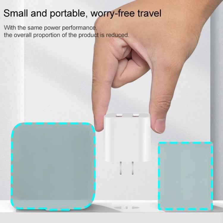 M117 2.4A Dual USB Port Flash Charger Travel Charger, EU Plug