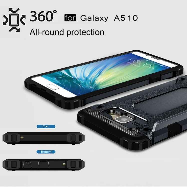 For Galaxy A5 (2016) / A510 Tough Armor TPU + PC Combination Case, For Galaxy A5 (2016) / A510