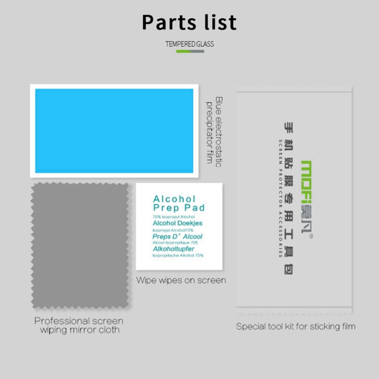 For Samsung Galaxy A03s 166mm MOFI 9H 3D Explosion-proof Curved Screen Tempered Glass Film, For Samsung Galaxy A03s 166mm