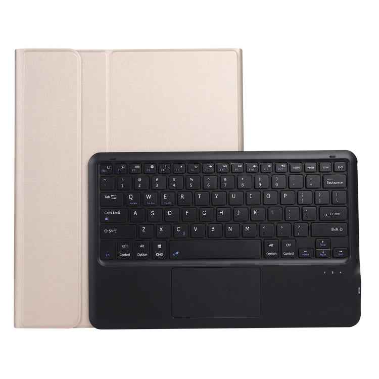 A970B-A Splittable Bluetooth Keyboard Leather Tablet Case for Samsung Galaxy Tab S7 FE T730 T736 & S7+ T970 T975, with Touchpad & Pen Slot & & Holder