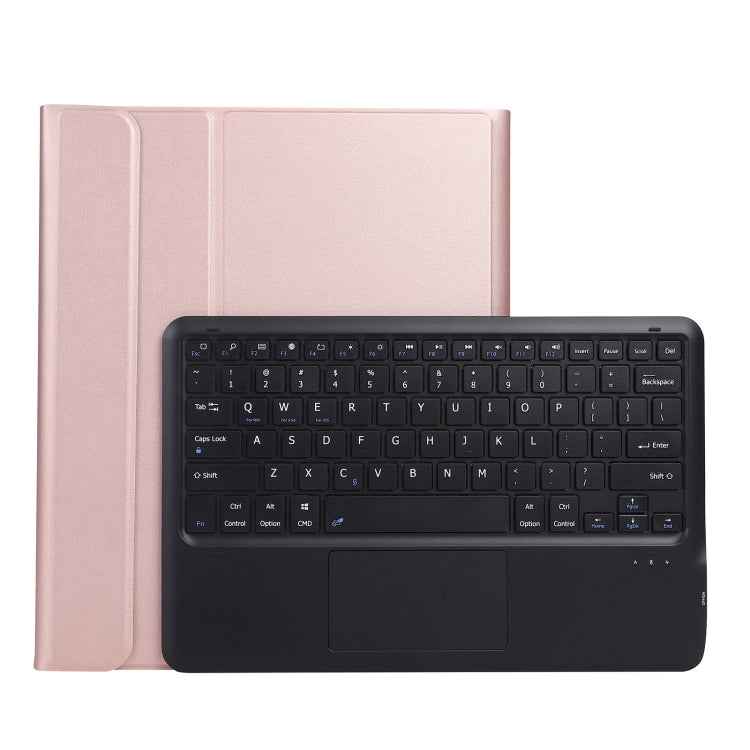 A970B-A Splittable Bluetooth Keyboard Leather Tablet Case for Samsung Galaxy Tab S7 FE T730 T736 & S7+ T970 T975, with Touchpad & Pen Slot & & Holder