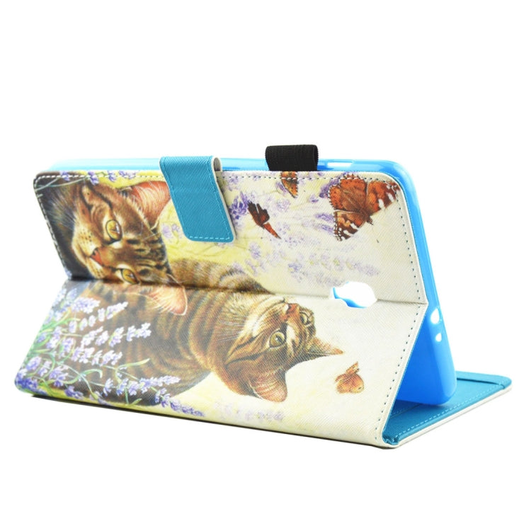 For Galaxy Tab A 8.0 / T380 & T385 Horizontal Flip Leather Case with Holder & Card Slots, For Galaxy Tab A 8.0 / T380 & T385