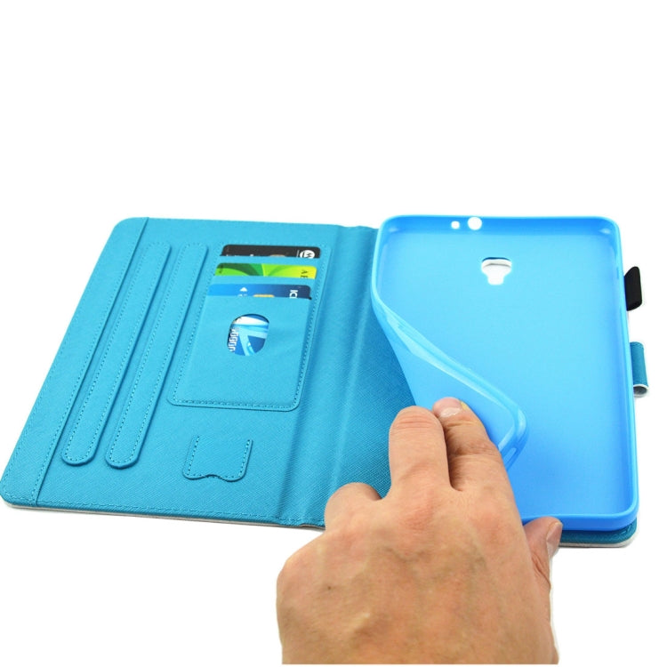 For Galaxy Tab A 8.0 / T380 & T385 Horizontal Flip Leather Case with Holder & Card Slots, For Galaxy Tab A 8.0 / T380 & T385