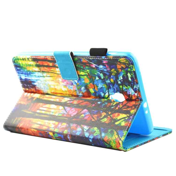 For Galaxy Tab A 8.0 / T380 & T385 Horizontal Flip Leather Case with Holder & Card Slots