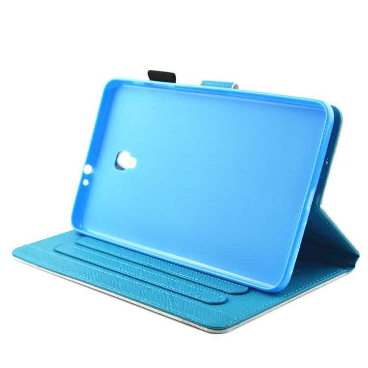 For Galaxy Tab A 8.0 / T380 & T385 Horizontal Flip Leather Case with Holder & Card Slots