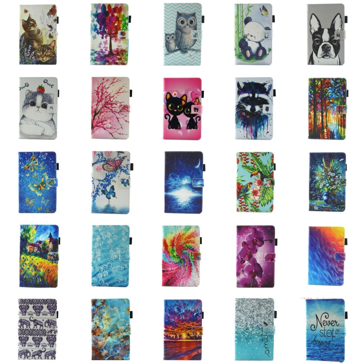 For Galaxy Tab A 8.0 / T380 & T385 Horizontal Flip Leather Case with Holder & Card Slots, For Galaxy Tab A 8.0 / T380 & T385