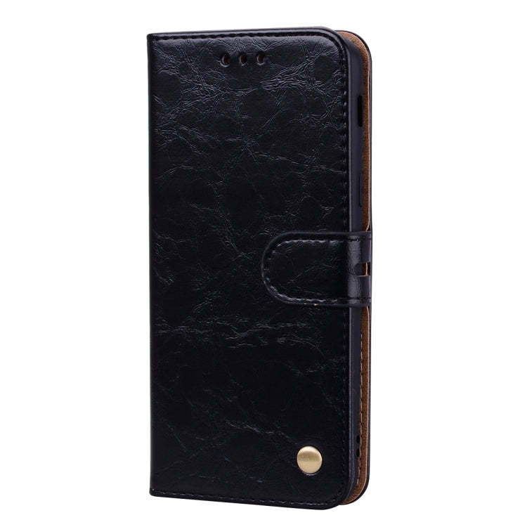 Business Style Oil Wax Texture Horizontal Flip Leather Case for Galaxy A6 (2018), with Holder & Card Slots & Wallet