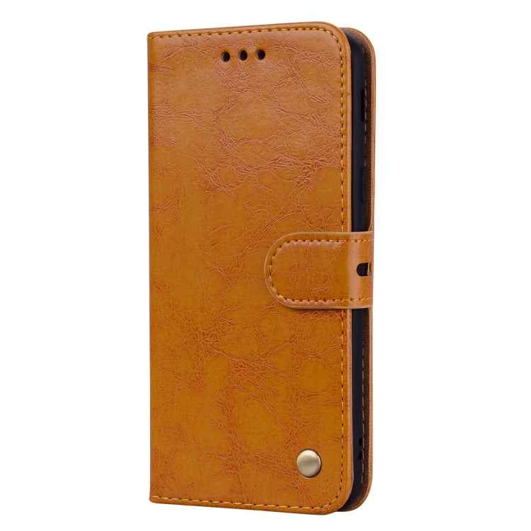Business Style Oil Wax Texture Horizontal Flip Leather Case for Galaxy A6 (2018), with Holder & Card Slots & Wallet