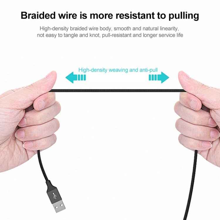 IVON CA52 2.4A USB to Type-C + Micro USB 2 in 1 Charging Sync Data Cable, Length: 1m