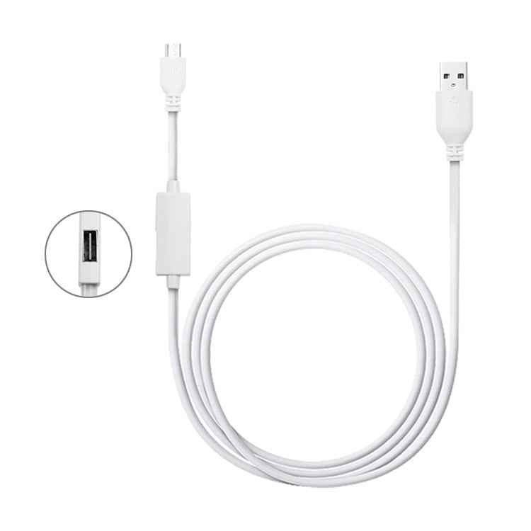 OTG-Y-02 USB 2.0 Male to Micro USB Male + USB Female OTG Charging Data Cable for Android Phones / Tablets with OTG Function, Length: 1.1m
