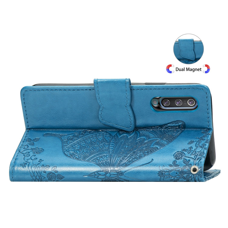 Butterfly Love Flowers Embossing Horizontal Flip Leather Case for Galaxy A70, with Holder & Card Slots & Wallet & Lanyard, For Galaxy A70