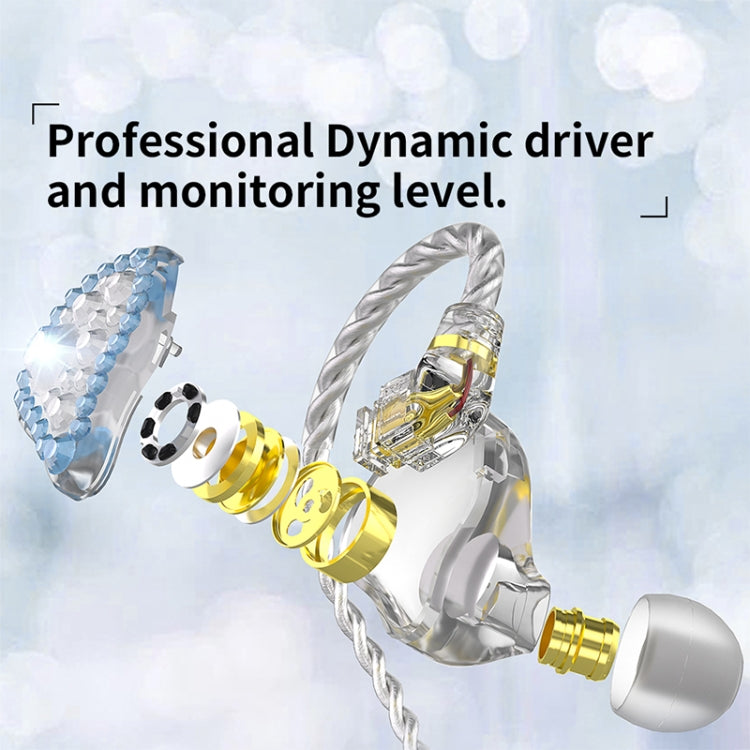 CVJ Liuli 3.5mm In-ear Wired Headphones,Length 1.25m, Without microphone 1.25m (Red), Without microphone 1.25m (Blue)