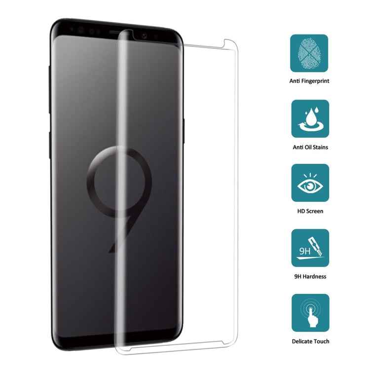 For Galaxy S9+ 9H Surface Hardness 3D Curved Edge Anti-scratch Non-full Screen HD Tempered Glass Screen Protector, Galaxy S9+ 3D, For Galaxy S9+ 3D