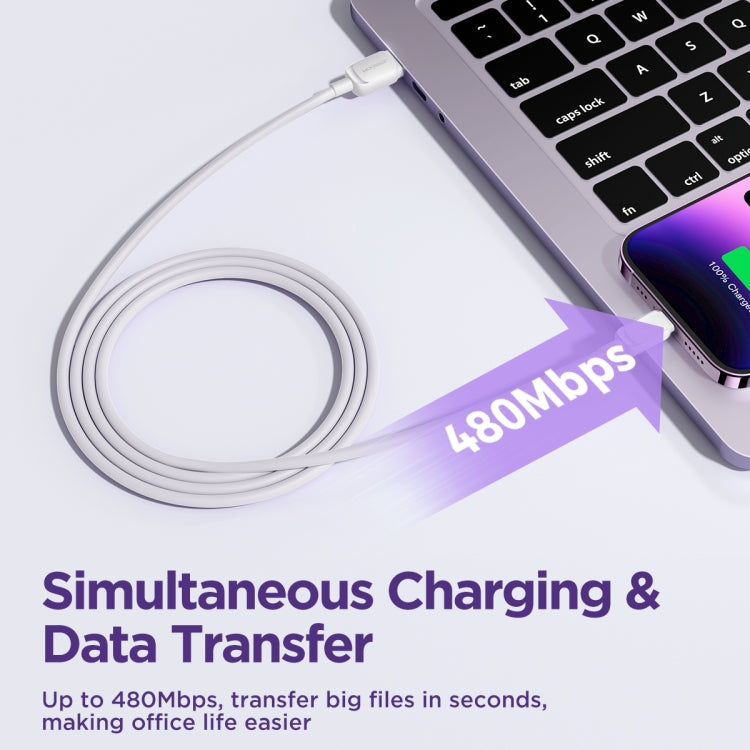 JOYROOM S-AL012A14 Multi-Color Series 2.4A USB to 8 Pin Fast Charging Data Cable, Length:1.2m, USB to 8 Pin