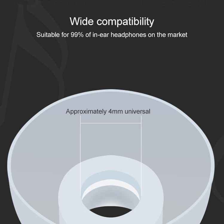 6 PCS KZ Screw Thread Silicone Earbuds For All In-Ear Earphone