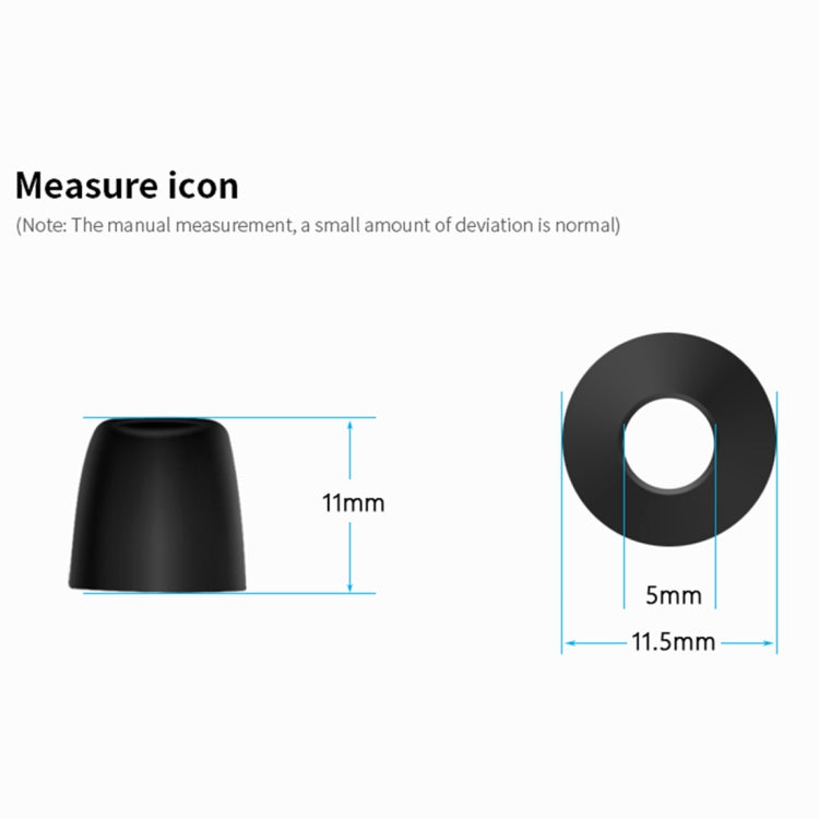 A Pair KZ Soft Memory Foam Earbuds For All In-Ear Earphone