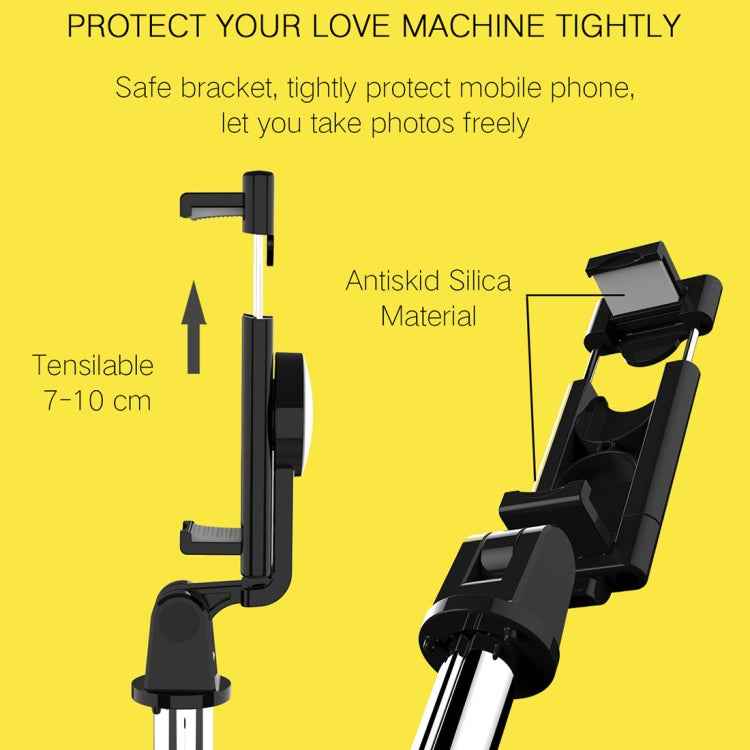 K10 Bluetooth 4.0 Mobile Phone Adjustable Bluetooth Selfie Stick Self-timer Pole Tripod