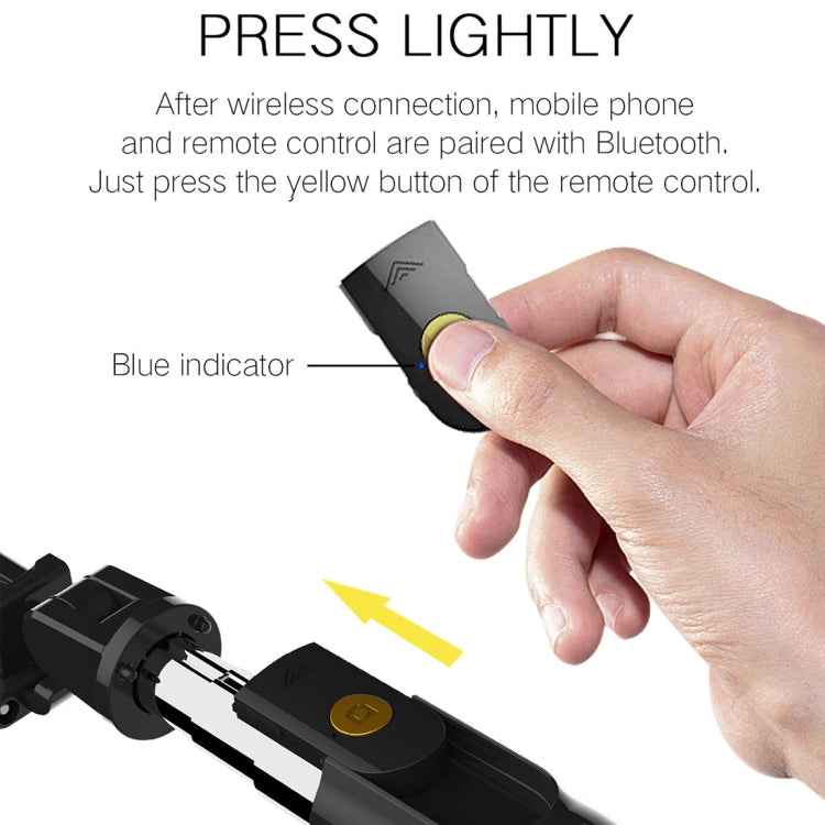 K10 Bluetooth 4.0 Mobile Phone Adjustable Bluetooth Selfie Stick Self-timer Pole Tripod