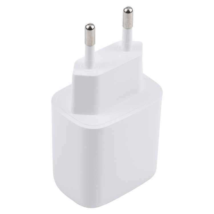 LZ-215A+C 20W QC 3.0 USB + PD 3.0 USB-C / Type-C Fast Charging Travel Charger, EU Plug