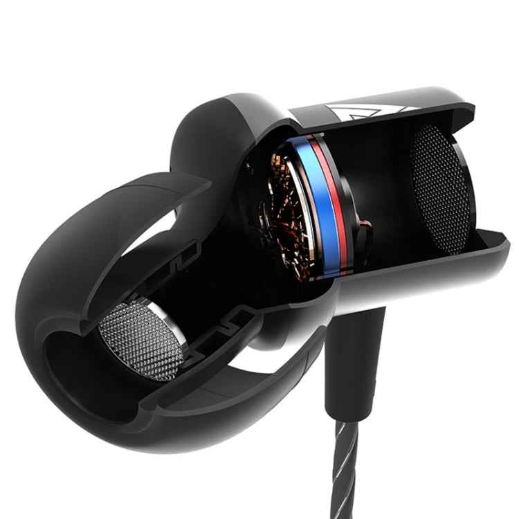 QKZ CK1 HIFI In-ear CNC Metal Carved Ear Shell Music Headphones