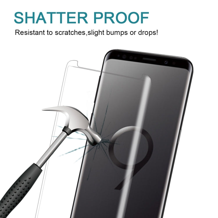25 PCS For Galaxy S9 9H Surface Hardness 3D Curved Edge Anti-scratch Non-full Screen HD Tempered Glass Screen Protector, For Galaxy S9, For Galaxy S9, Non-full (25 PCS)