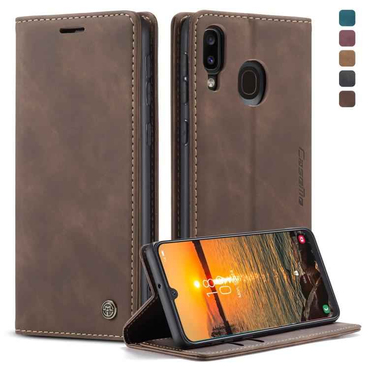 CaseMe-013 Multifunctional Retro Frosted Horizontal Flip Leather Case for Galaxy A40, with Card Slot & Holder & Wallet, For Galaxy A40