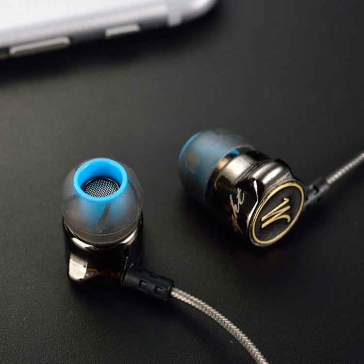 QKZ DM7 High-quality In-ear All-metal Sports Music Headphones, Microphone Version