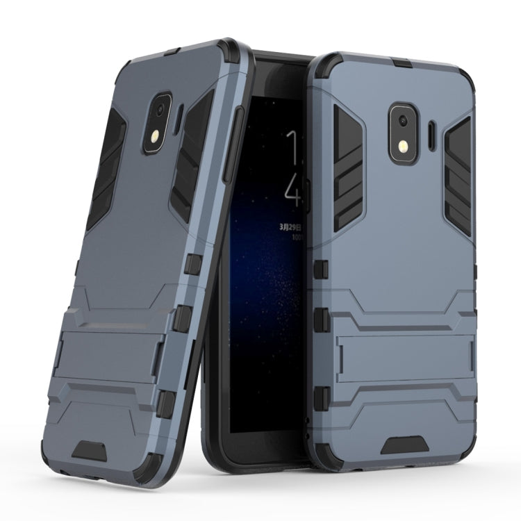 Shockproof PC + TPU Case for Galaxy J2 Core, with Holder, For Samsung Galaxy J2 Core