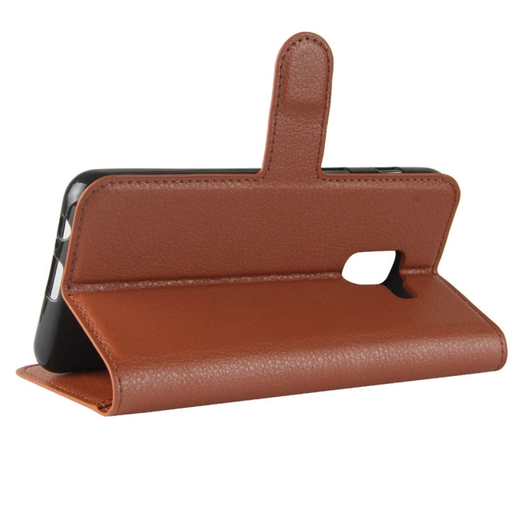 For Galaxy A8 (2018) Litchi Texture Horizontal Flip Leather Case with Holder & Card Slots & Wallet, For Galaxy A8 (2018)
