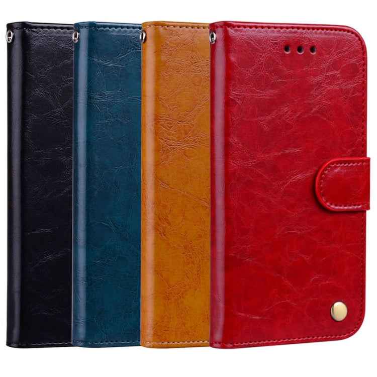 Business Style Oil Wax Texture Horizontal Flip Leather Case for Galaxy A6 Plus (2018), with Holder & Card Slots & Wallet, For Galaxy A6 Plus (2018)