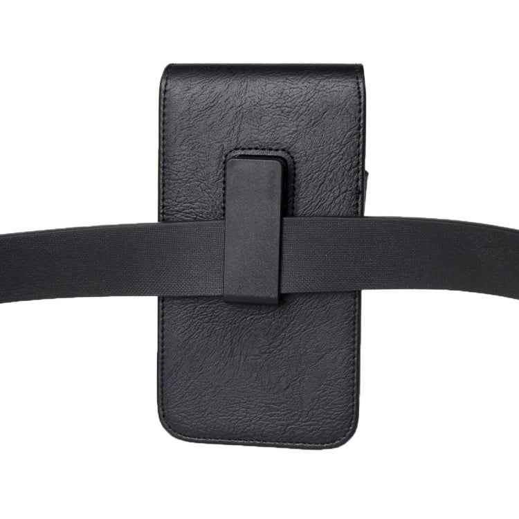 For Galaxy S7 / G930 & S6 / G920 & S6 Edge / G925 Classical Style Elephant Texture Vertical Flip Leather Case Waist Bag with Card Solts & Rrotatable Back Splint Size: 15.5 x 8.2 cm