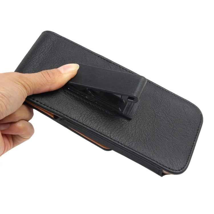 For Galaxy S7 / G930 & S6 / G920 & S6 Edge / G925 Classical Style Elephant Texture Vertical Flip Leather Case Waist Bag with Card Solts & Rrotatable Back Splint Size: 15.5 x 8.2 cm